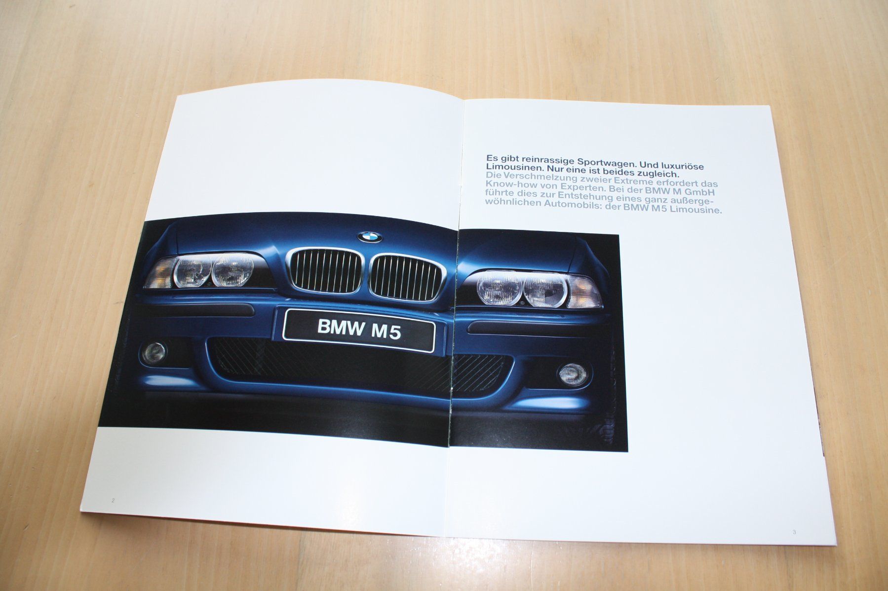 BMW Documents: BMW M5 Limousine E39 Prospekt   1998 – D'occasion à Wikon par erwin400 1