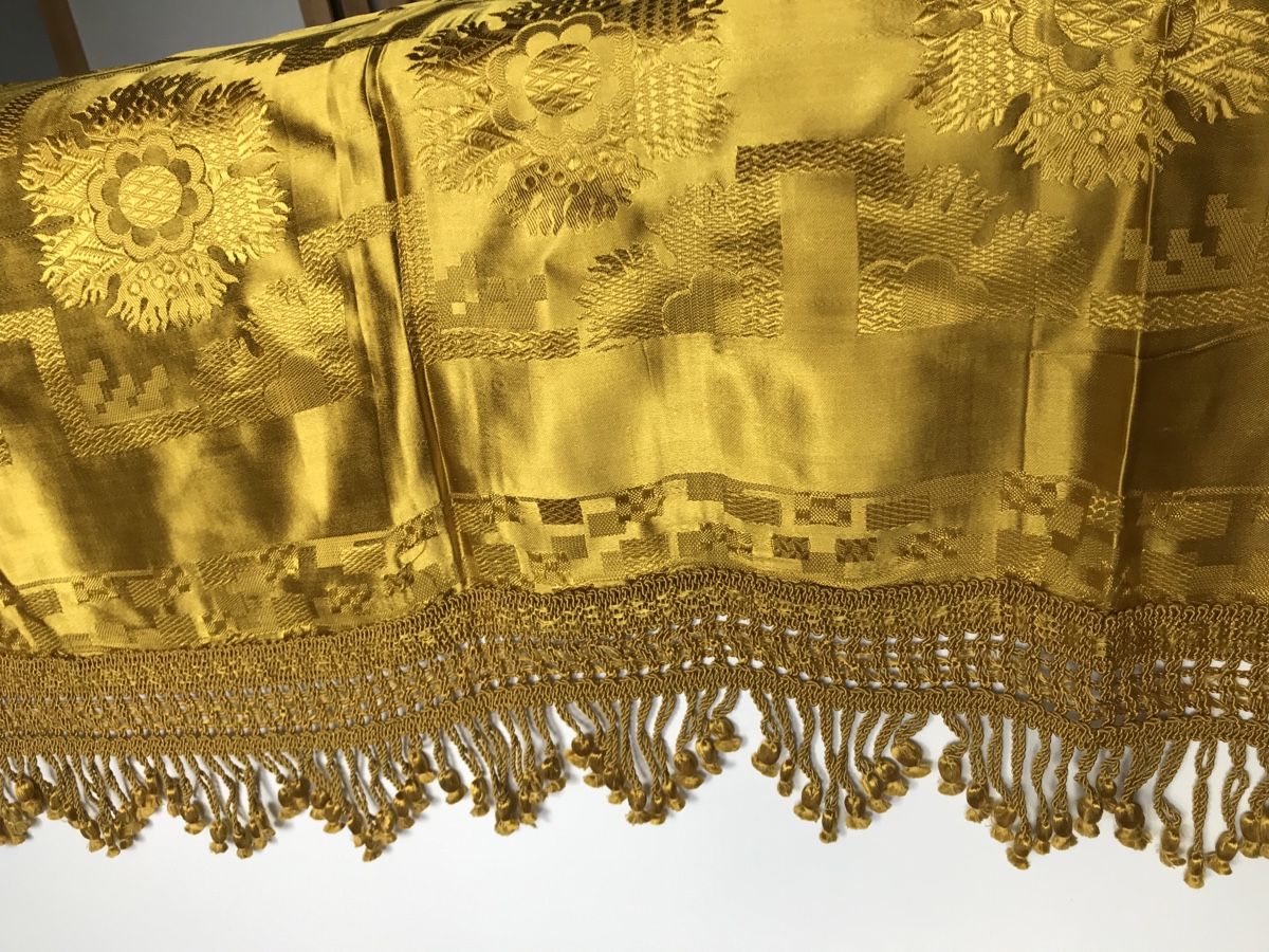 Coperte: Couverture de lit dorée vintage avec franges. Déco chic ✨ – Nuovo (secondo la descrizione) da Grimisuat venduto da eliseba88 4