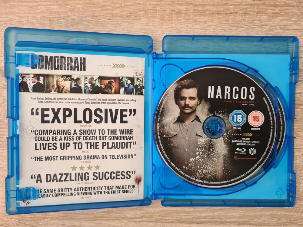 thumbnail interactive-video image 1 of Narcos: Season One [Blu-ray] – 3-Disc Set, Brand New, TVMA 1 of 2