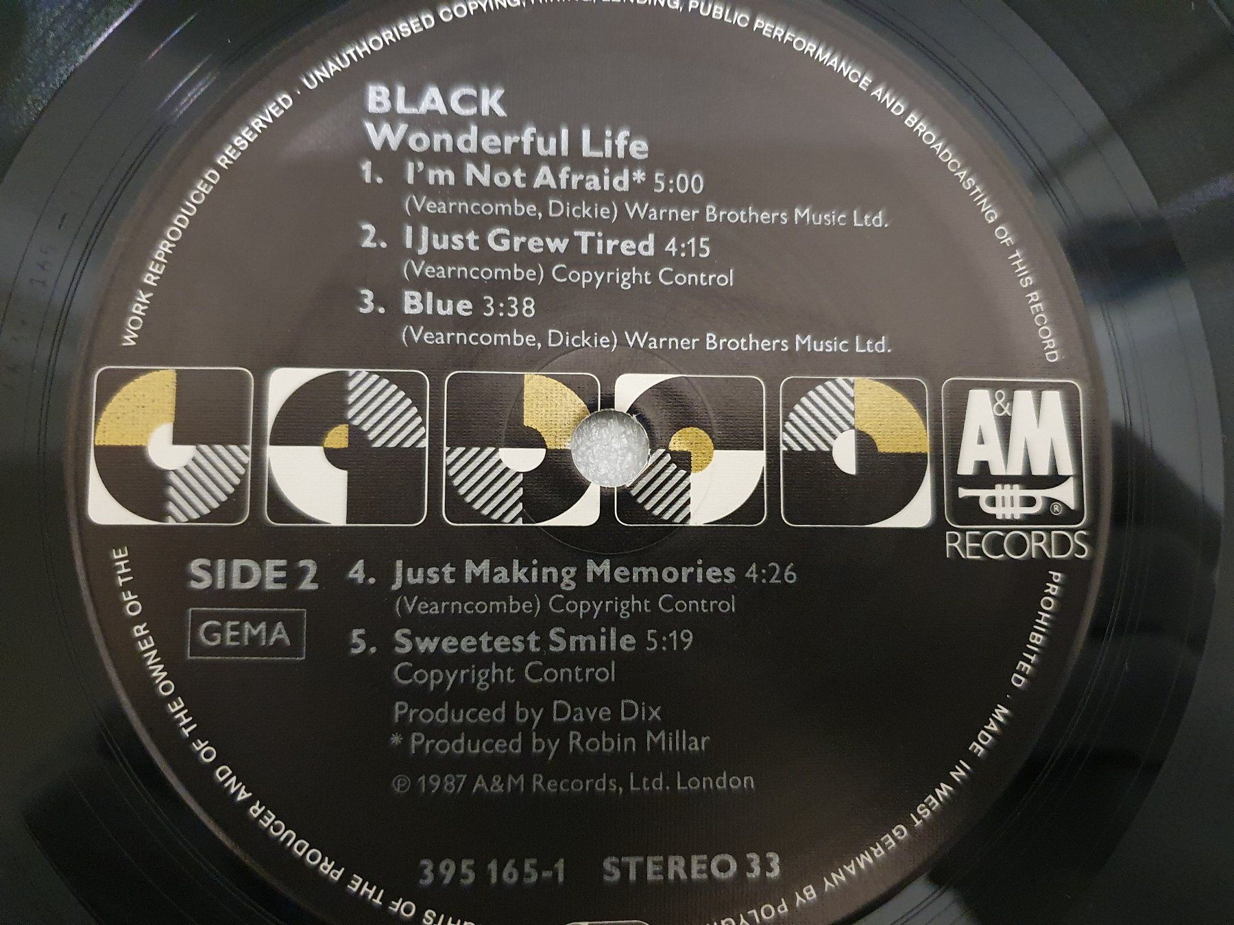 Dischi in vinile: Black – Wonderful Life – Usato da Uster venduto da Vinyl-Leidenschaft 7