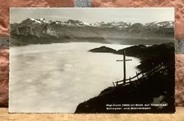 RIGI-KLUM Blick auf Nebelmeer mit Schwyzer & Glarneralpen
