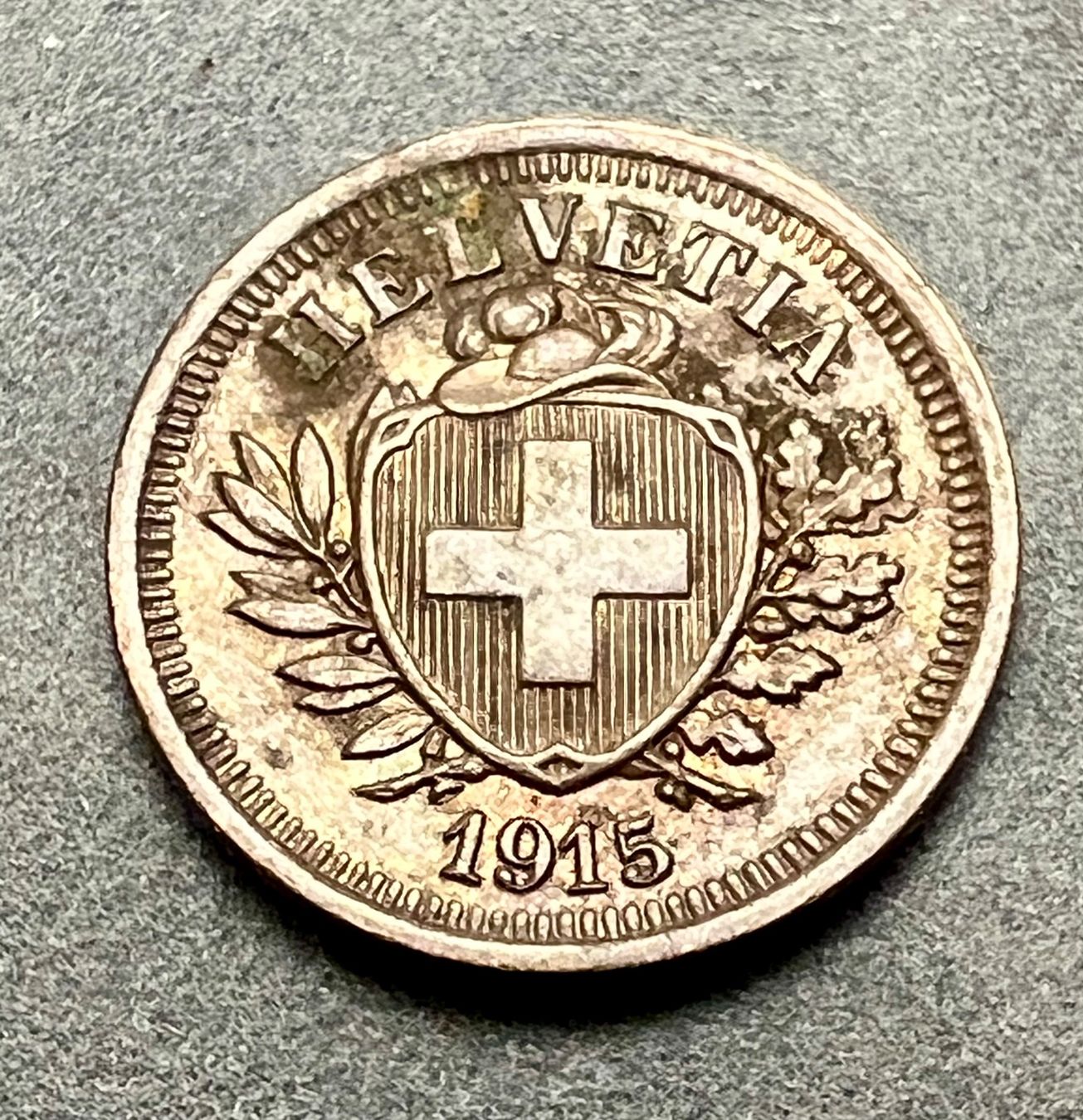 Tutti le monete: 1 Rappen Schweiz 1915 – Usato da Vaduz venduto da Vella007