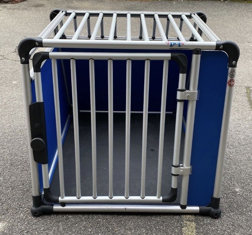 4pets Gabbie, trasporto & Sicurezza: Große Hundebox / Hundetransportbox 4 Pets – Usato da Birmenstorf AG venduto da SlinaPaolo 1