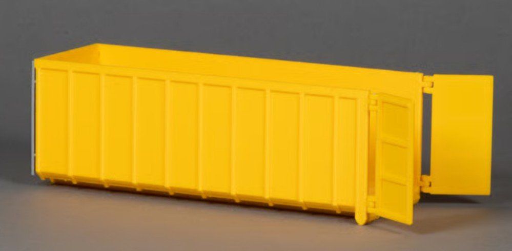 Kit di modellismo & Modellini statici: MSM 5607.01 Abrollcontainer 40 m3 gelb – Nuovo e nell'imballaggio originale da Dagmersellen venduto da FBM-Bacheli