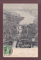ZÜRICH aus der Vogelperspektive - 1911