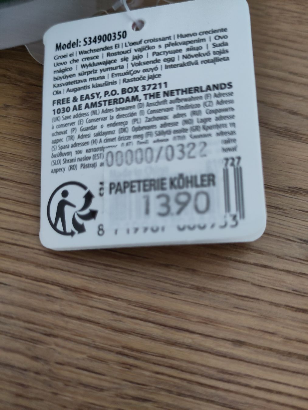 Spielzeuge: Growing Egg, Dino – Neu und originalverpackt aus Birmensdorf ZH von Schellenberg02 1
