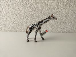 Schleich Neu Zebragiraffe Giraffe Exclusive Wild Life Deko