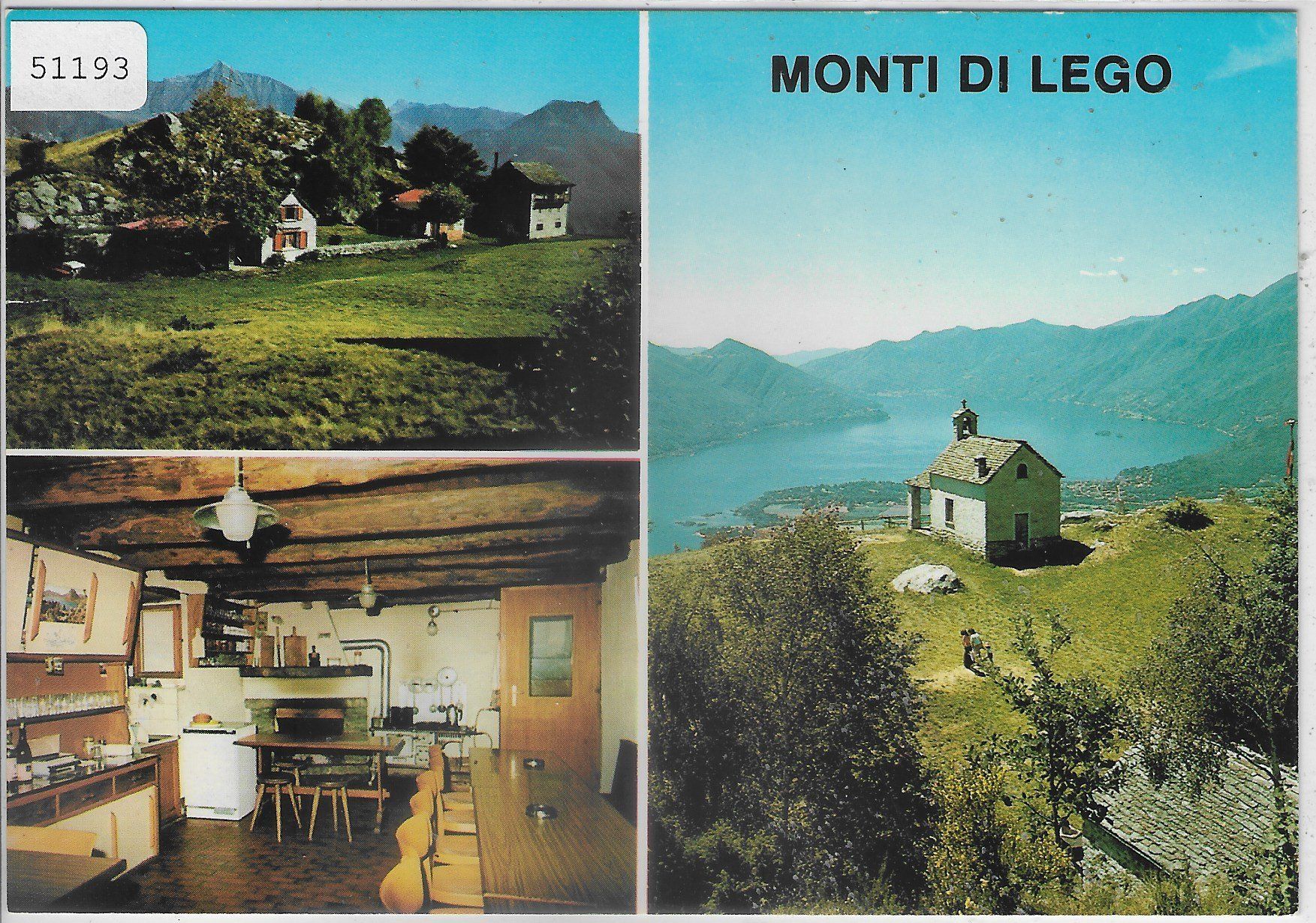 Cartoline postali: Monti di Lego - Mergoscia – Usato da Ettingen venduto da Kartenplanet