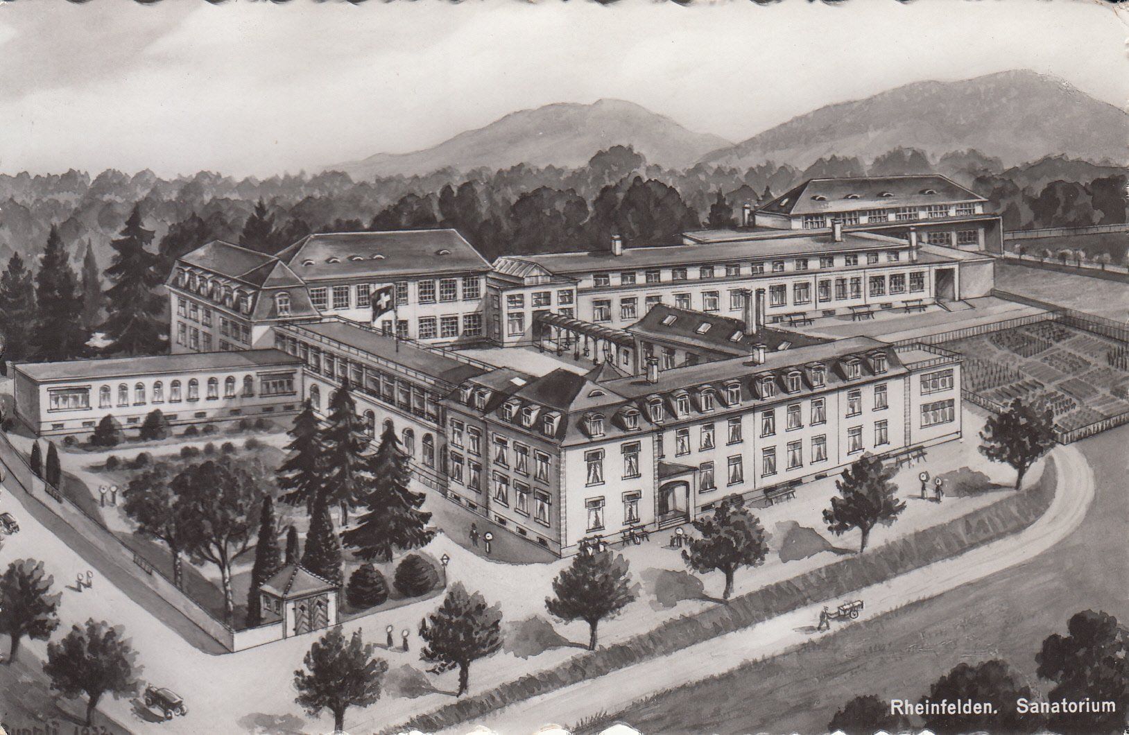 Cartoline postali: Rheinfelden Sanatorium 1938 – Usato da Bürglen TG venduto da StampGraf
