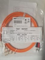 LWL-Patchkabel Glasfaserkabel SC-ST SC - ST Duplex, 2 m 2m