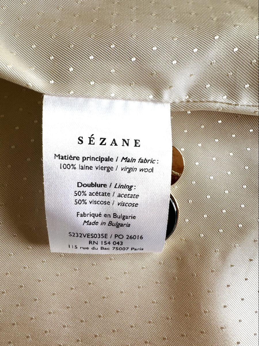 Sezane Jacken: Sézane NEU Blazer Romane Gr. 38 – Neu und originalverpackt aus La Tour-de-Peilz von Sezanette_and_Cie 8