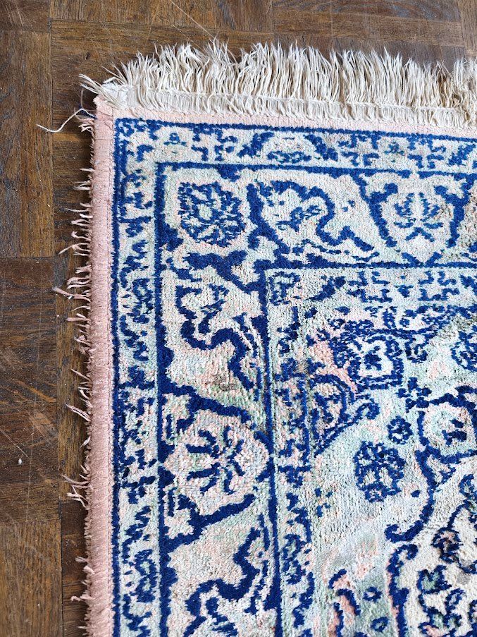Tappeti: N4 Orientteppich handgeknüpft hell Rosa Seide 110x75cm – Usato da Toffen venduto da Immo-Erben 5