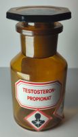 Apothekerflasche Testosteron Gift Vintage 11cm