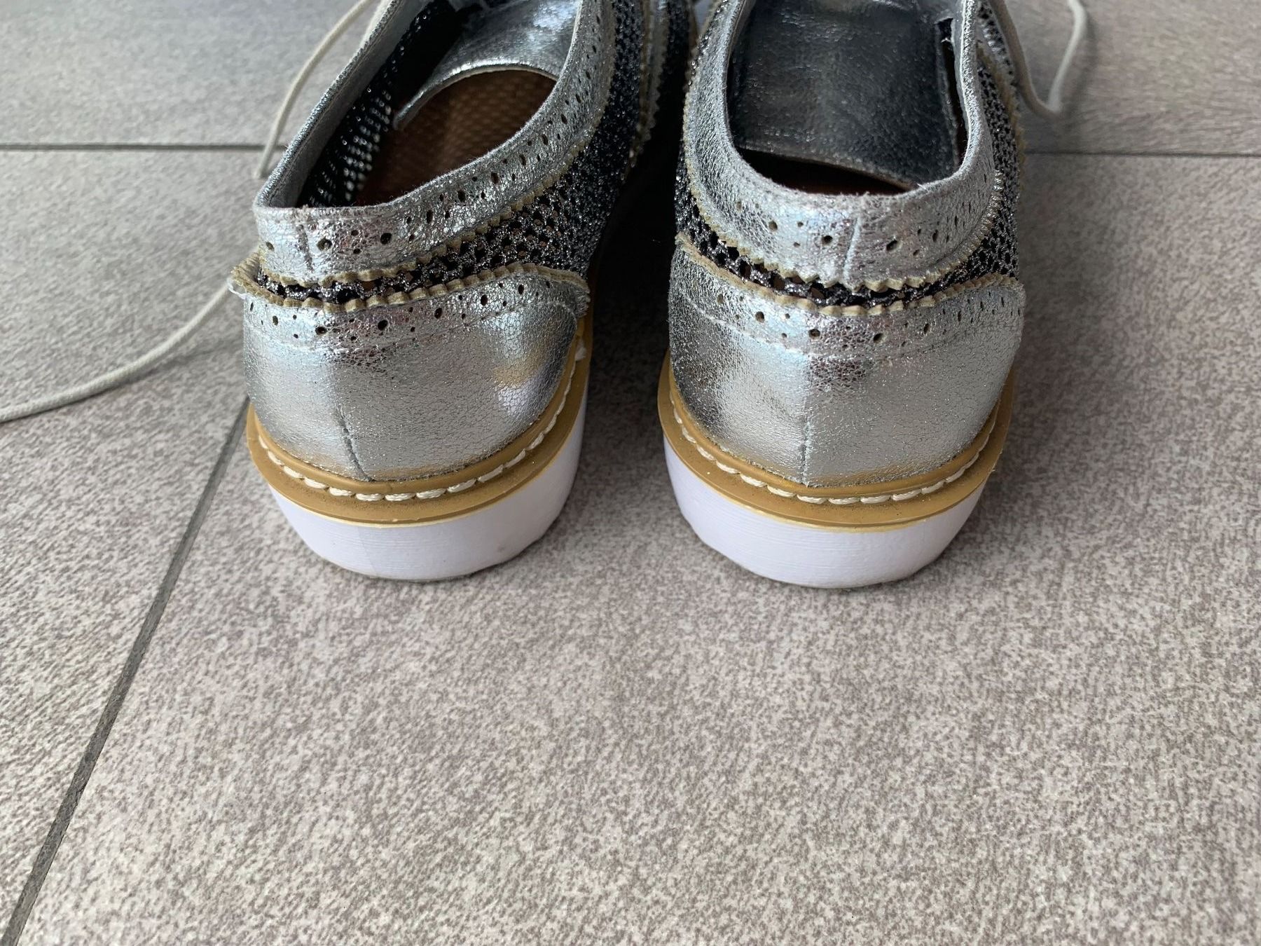 Scarpe da donna: Damen silber FIORI E SPINE gr. 36 – Nuovo (secondo la descrizione) da Arbedo venduto da nadia1973 2
