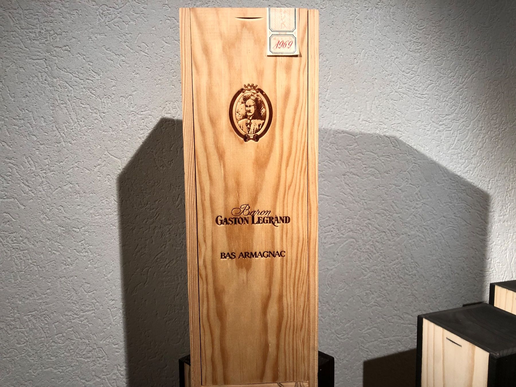 Bevande alcoliche: Bas Armagnac Baron G. Legrand 40% 1977 – Nuovo e nell'imballaggio originale da Wöschnau venduto da Vinsale 1