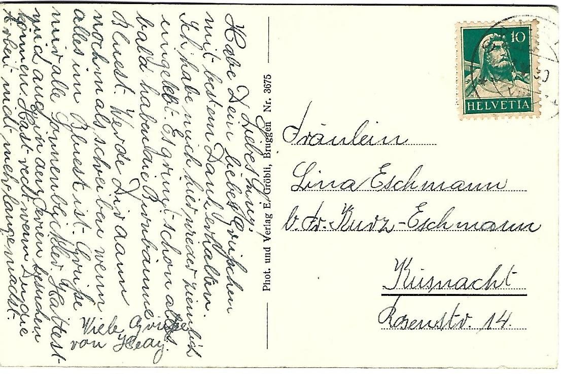 Cartoline postali: Schönau bei Hittnau – Usato da Wetzikon ZH venduto da Brulu100 1