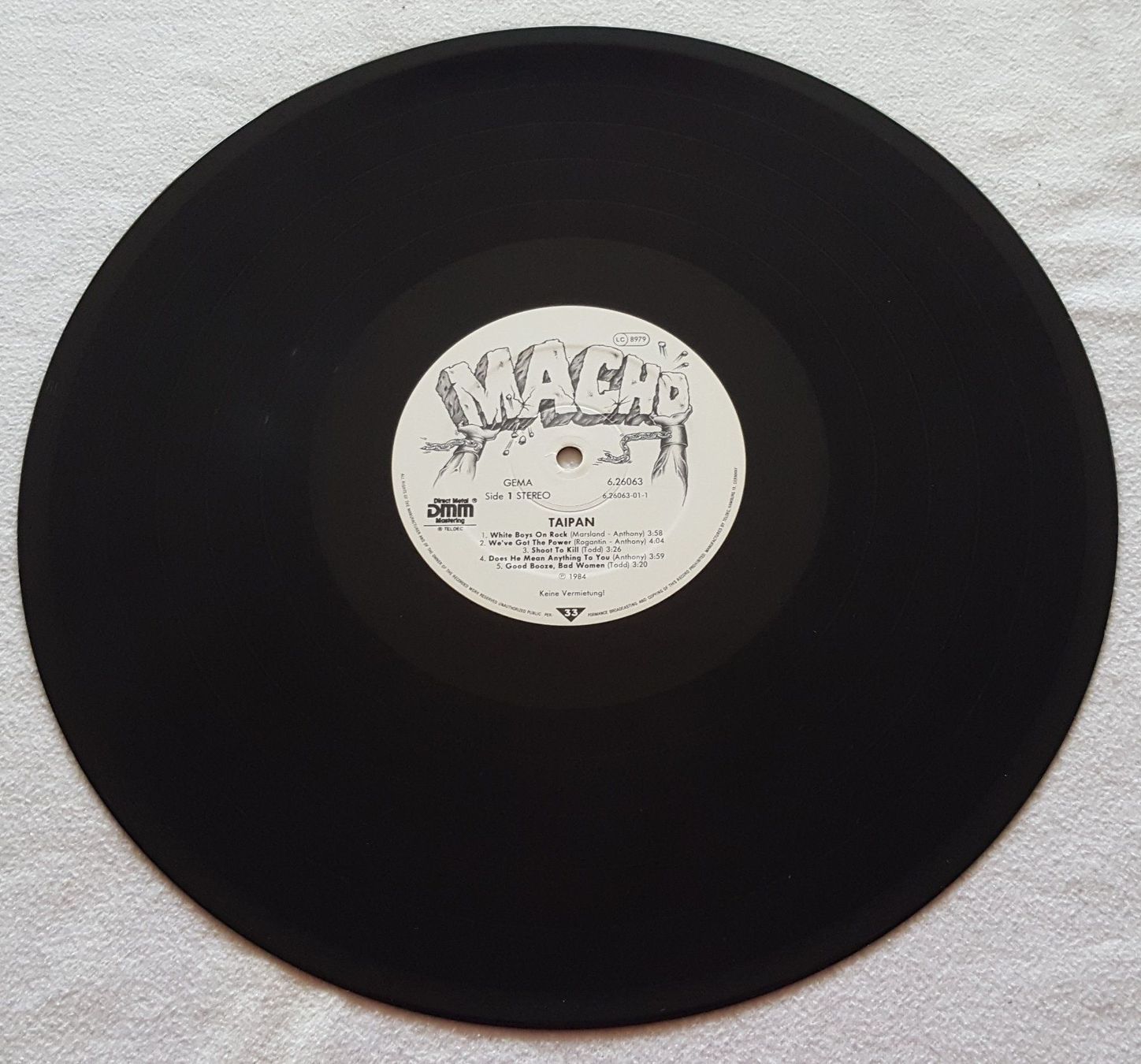 Dischi in vinile: Taipan - Taipan - LP - 1984 - First Press – Usato da Uster venduto da Zardodel 2