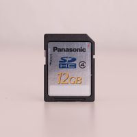 Panasonic 12GB SDHC Speicherkarte (Modell RP-SDM12GU1K)