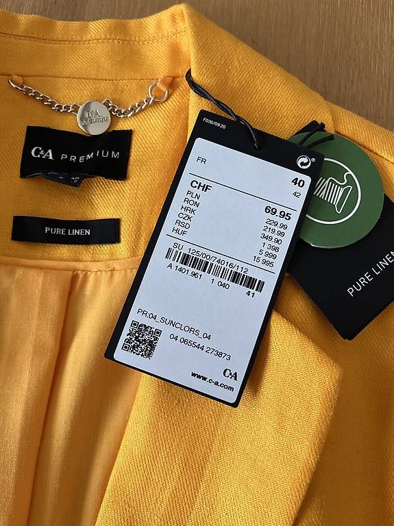 H&M Jacken: Neuer Blazer aus Leinen – Neu und originalverpackt aus Roggwil BE von KarotteV 1