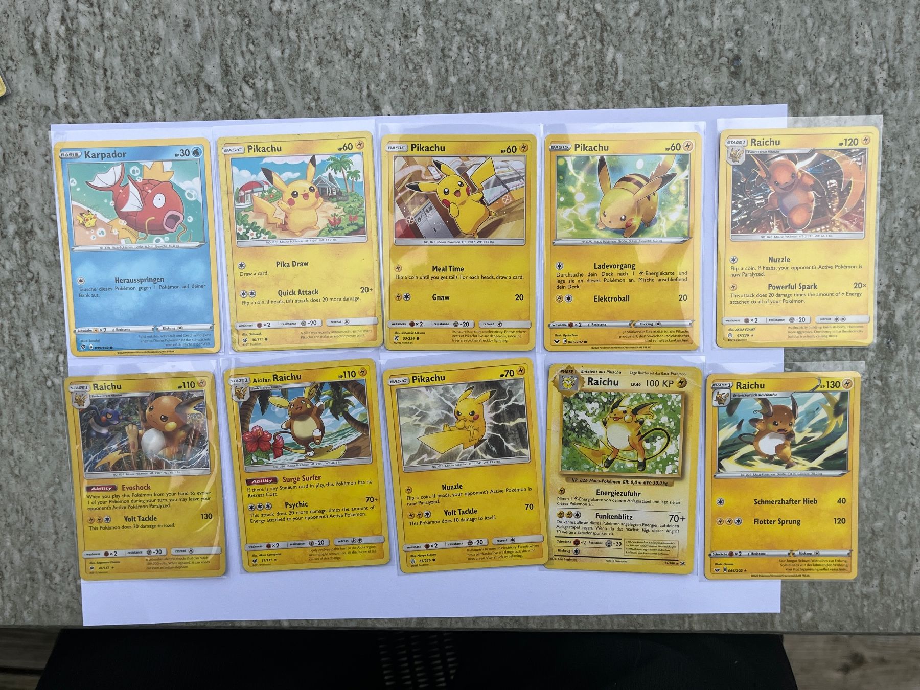 Pokémon Carte collezionabili: Pokemon Karten Pikachu und Raichu – Usato da Winterthur venduto da Wusa01