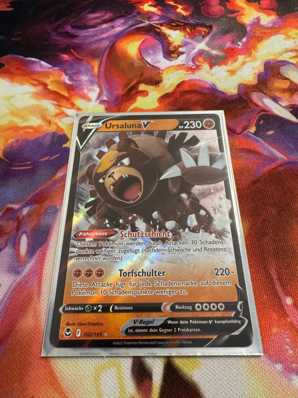 Pokémon Carte collezionabili: Ursaluna V (SIT 102) / -DE- / Silberne Sturmwinde – Nuovo (secondo la descrizione) da Bülach venduto da CherryBlu