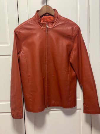 Vintage Grigioni Lederjacke 42