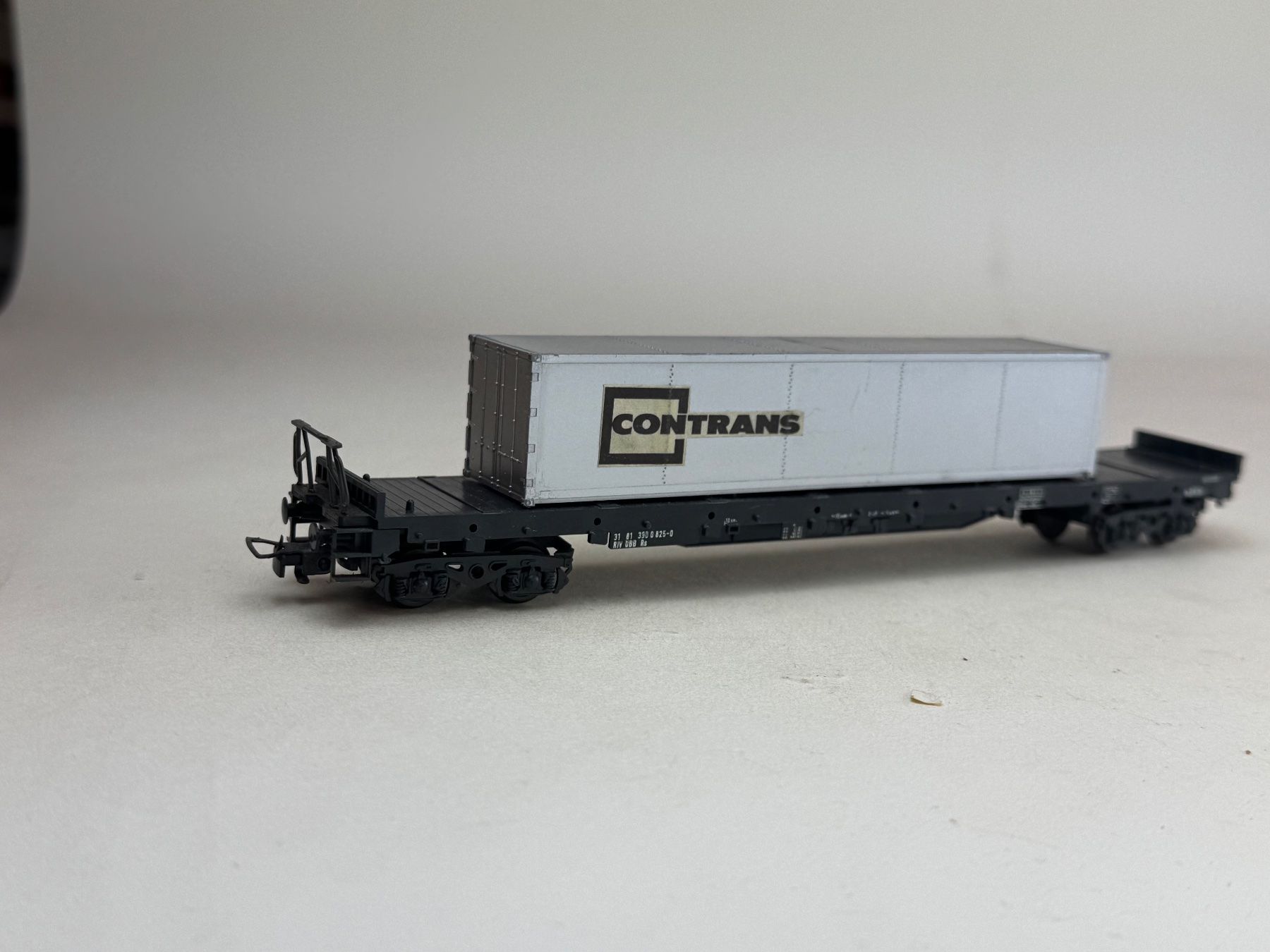 Liliput Trains électriques: EB- Liliput Containerwagon Contrans Container 40 Ft. – D'occasion à Elm par Wikmtz