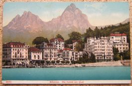 AK BRUNNEN - HOTELS AM QUAI 1907