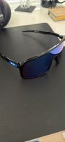 Stylish Oakley Sunglasses Black Blue Lens good condition