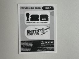 Panini Sticker FIFA World Cup 2026 NOR 6