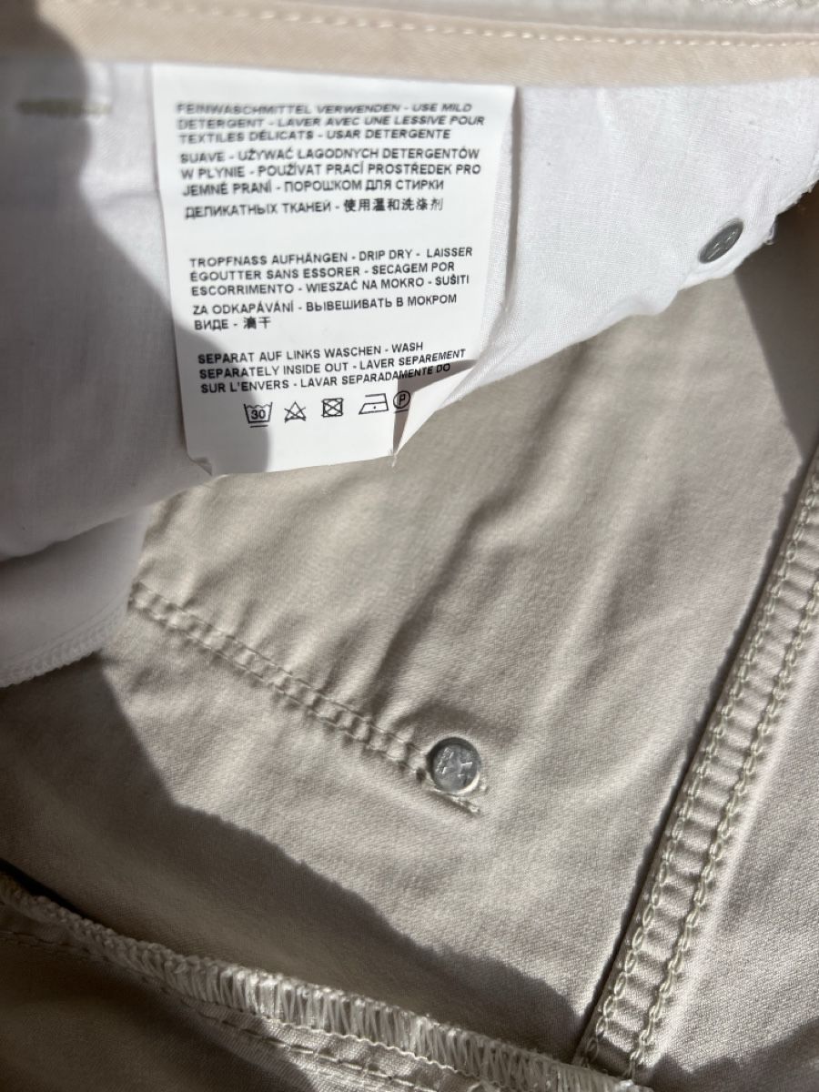 Brax Pantaloni: Brax beige klassischer langer Schnitt 38 – Usato da Bonaduz venduto da Malves10 2
