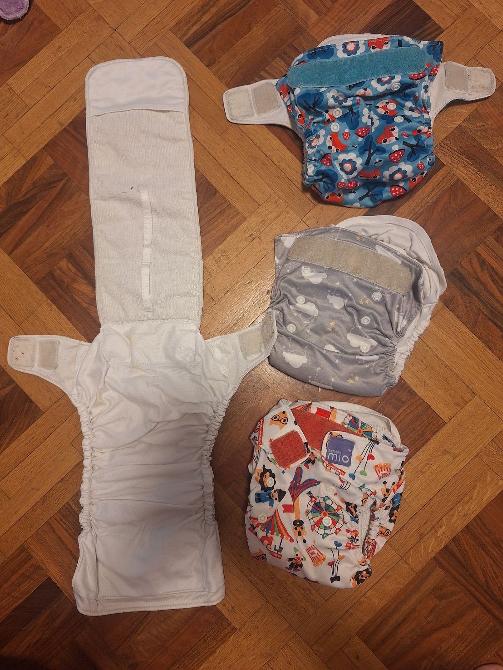 Secchi per pannolini & Pannolini: Lot de couches lavables - Bambino Mio, bungenius, inserts – Usato da Fribourg venduto da lf87 2