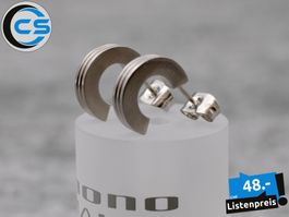 MONOMANIA Ohrschmuck Pure gebogen für Allergiker geeignet