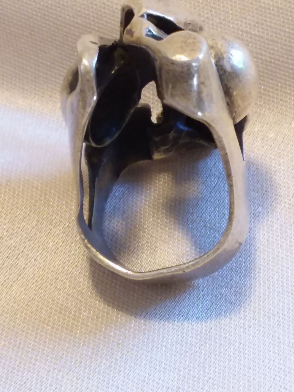 Ringe: Vintage 70er Modernist Handmade Silber Ring, 54 – Gebraucht aus Zürich von sanwit 7