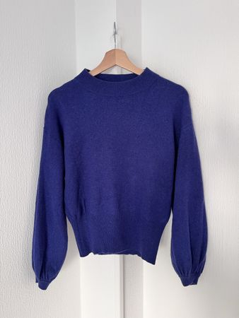 Pullover Estheme Cachemire Blue 100% Cashmere Size S