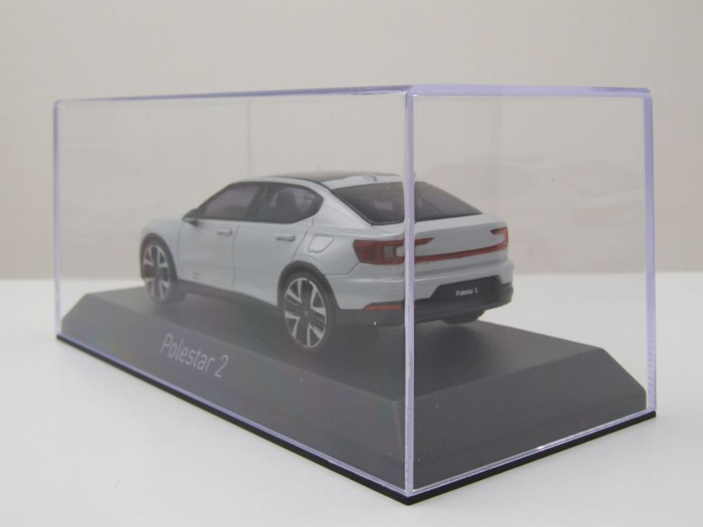 Volvo Modellini d'auto: Polestar 2 Phase II seit 2024 Magnesium grau met. / schwarz – Nuovo e nell'imballaggio originale da Gerlafingen venduto da espero88 8
