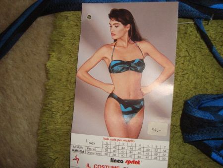 vintage 80iger years LineaSprint Bikini "Manuela" Made Italy