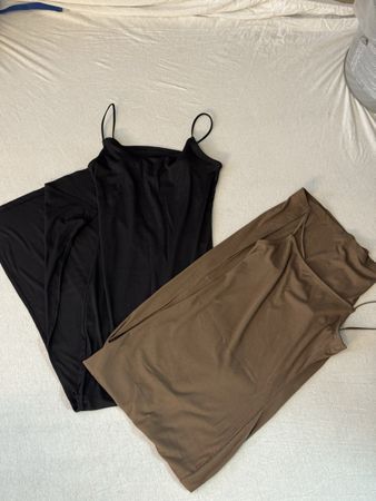 Kleid mit Spaghettiträger 🖤🤎