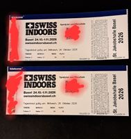 💎SWISS INDOORS BASEL 2 Tickets 28.10.2026 WERT 243.80 CHF ✅