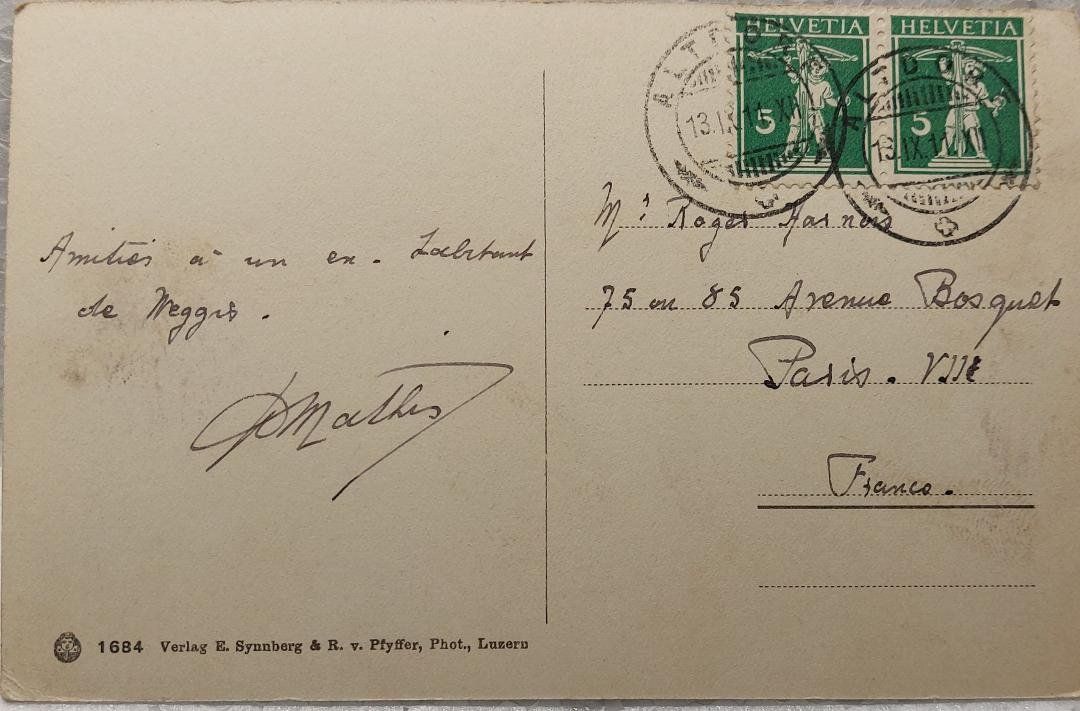 Cartoline postali: WEGGIS - 1911 – Usato da Delémont venduto da Domdom1 1