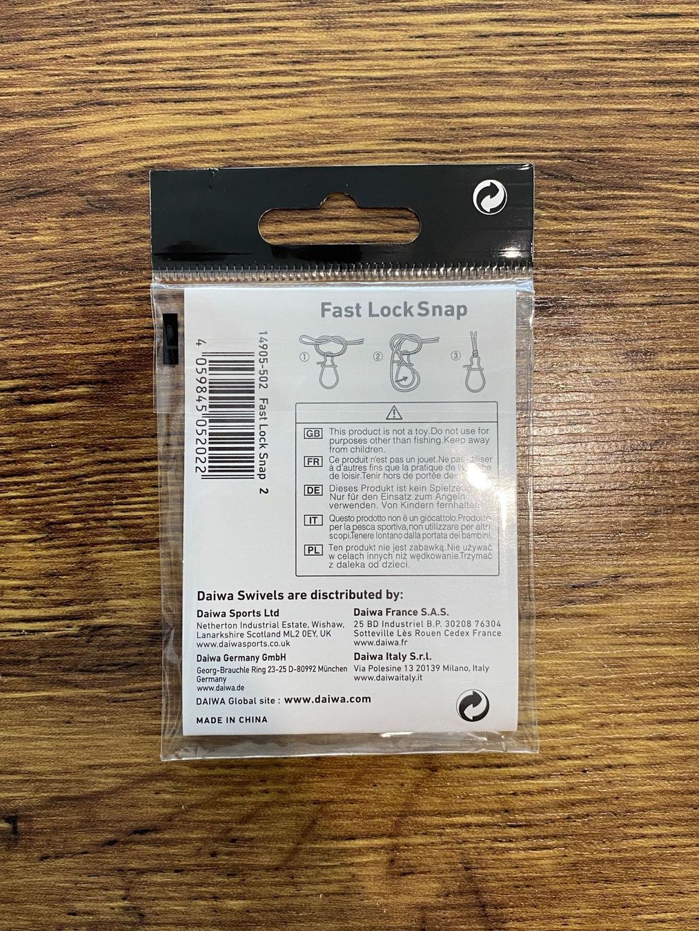 Daiwa Esche: DAIWA Fast Lock Snap 2 - 10 Stk./18 kg – Nuovo e nell'imballaggio originale da Widnau venduto da Fishingtackle_Oggy 1