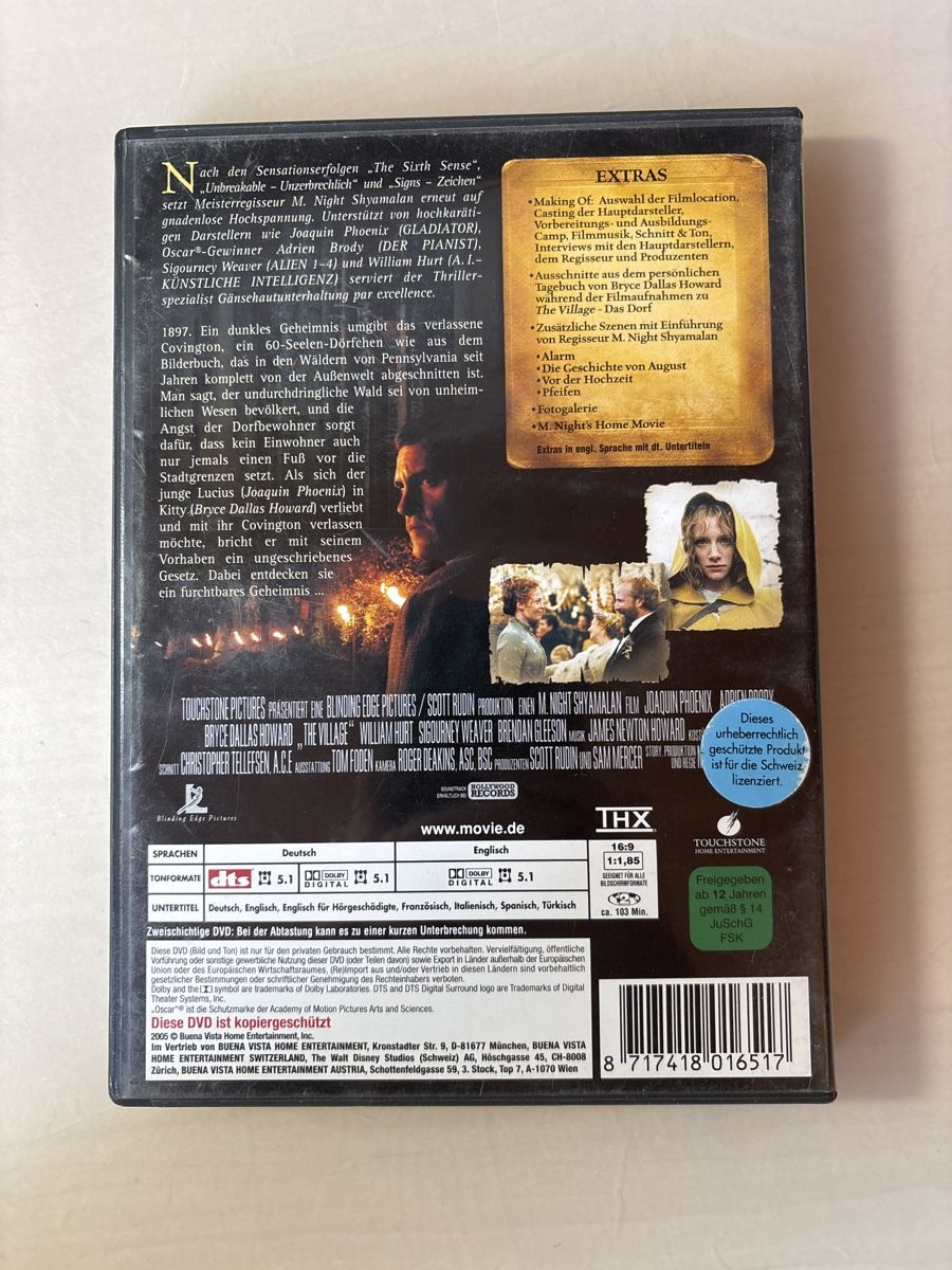 Tutti i DVDs: The Village - Das Dorf – Usato da Ruswil venduto da Slivio_ 1