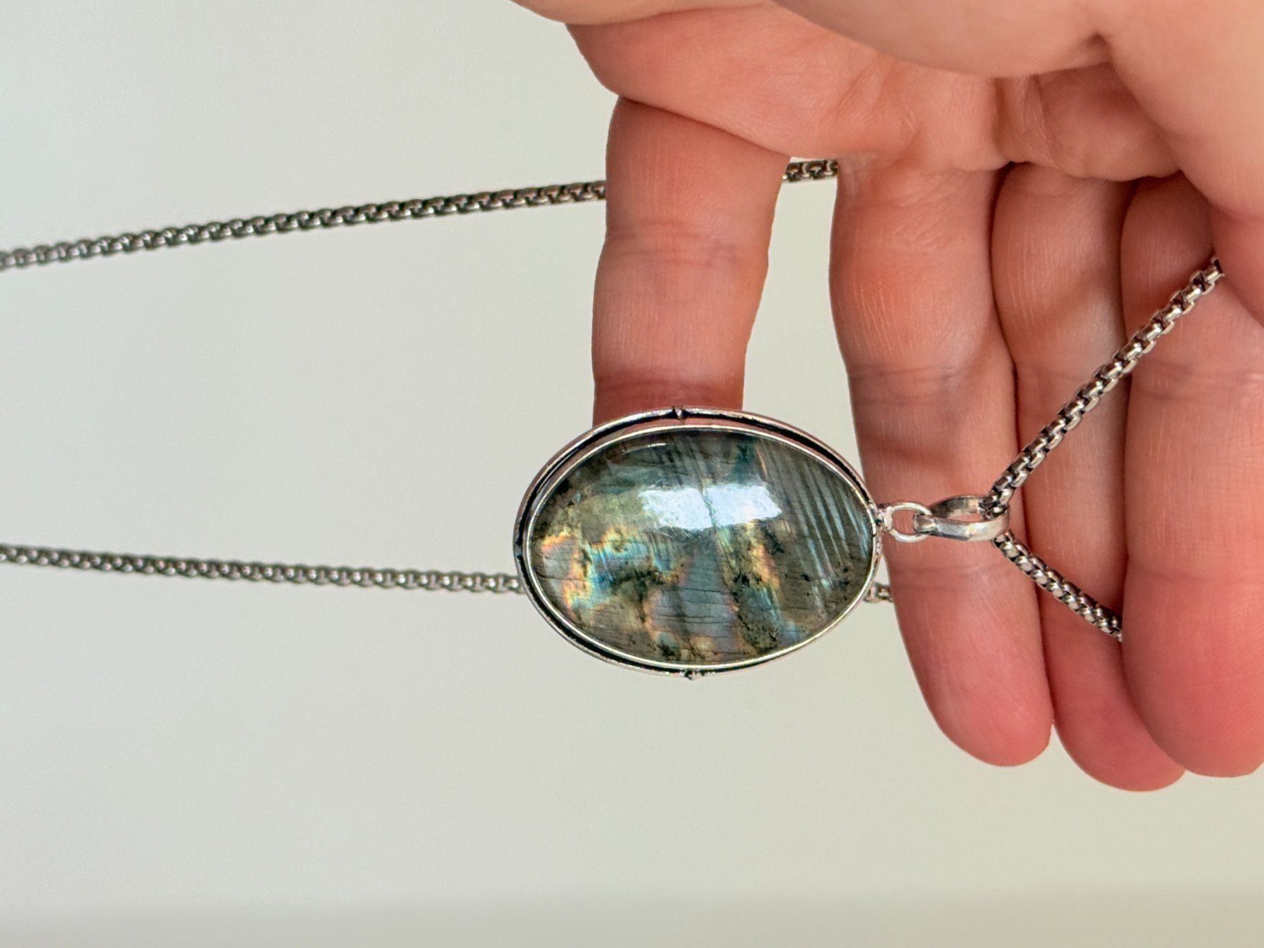 Catenine: Collier avec Labradorite – Nuovo e nell'imballaggio originale da Genève venduto da AWWA 4