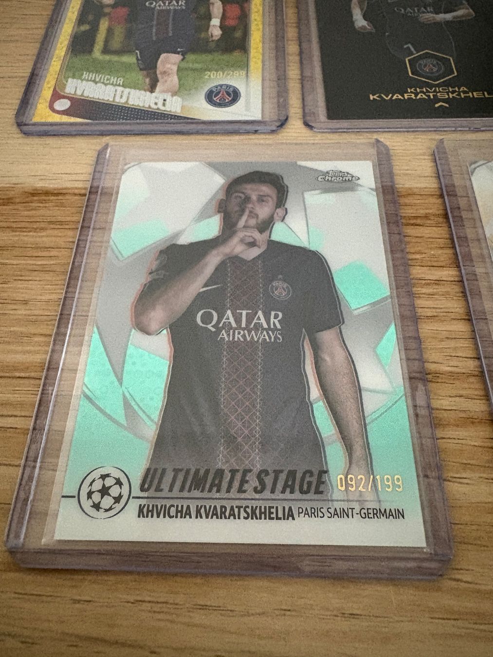 Topps Carte collezionabili: Kvicha Kvaratskhelia Topps PSG – Usato da Obfelden venduto da thehunter29 2