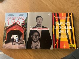Trois romans sur fond US 🇺🇸 / grand format / bon état