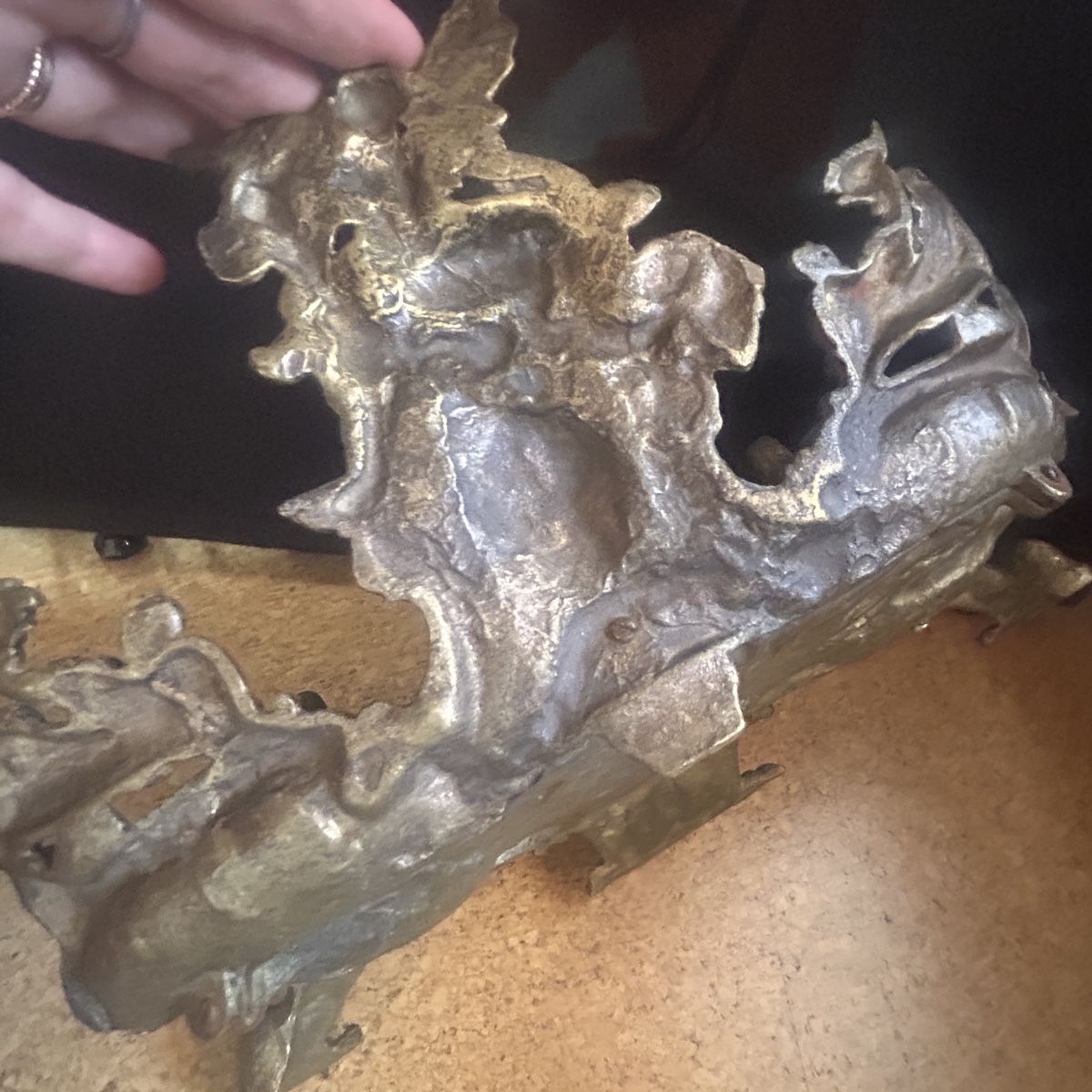Portacandele: Antiker Kerzenstände Messing Engel Drachen 49 – Usato da Laufen venduto da belleskulptur 9
