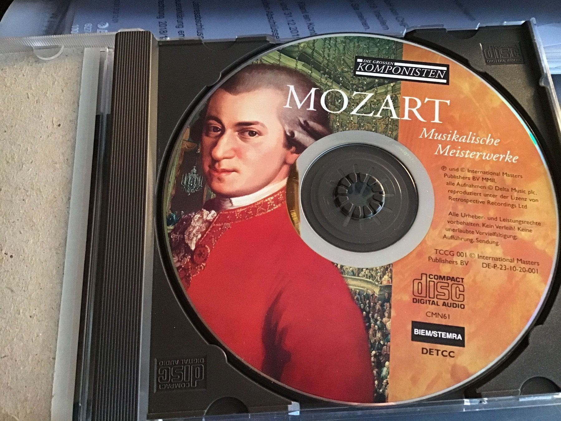 CD: MOZART – Usato da Thierachern venduto da sweden08 1