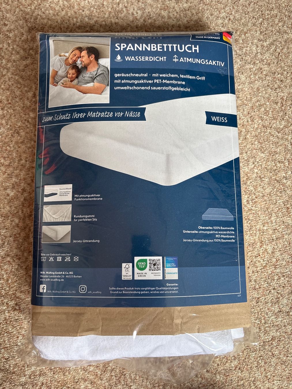 Biancheria da letto: Dormisette Fixmolton Aqua Premium Weiss – Nuovo (secondo la descrizione) da Thalwil venduto da Gheko
