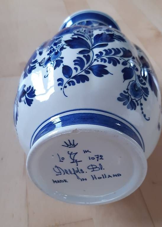 Vasi & Recipienti: Royal Delft blau-weisse Vase – Usato da Schaan venduto da jud_59jg 3
