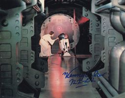 KENNY BAKER - *STAR WARS: R2-D2* handsigniert (20x25 cm) COA